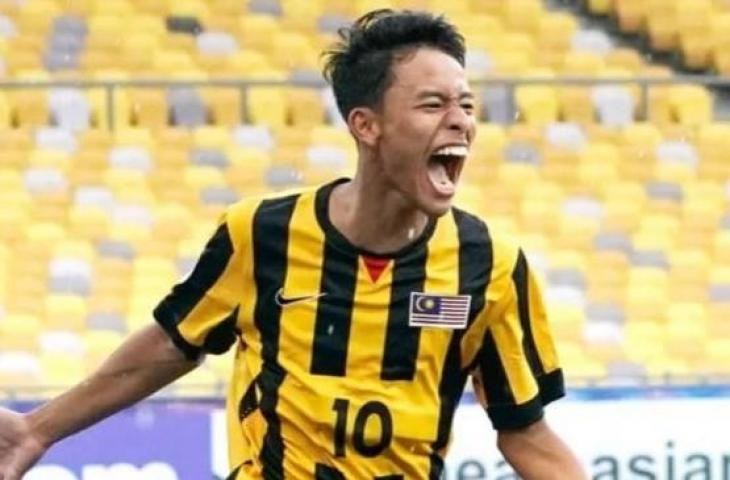 Striker Timnas Malaysia U-18, Luqman Hakim Shamsudin. (Dok. Vocketfc).