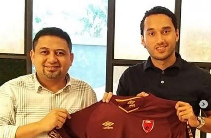 Ezra Wallian resmi berseragam PSM Makassar. (Instagram/psm_makassar)