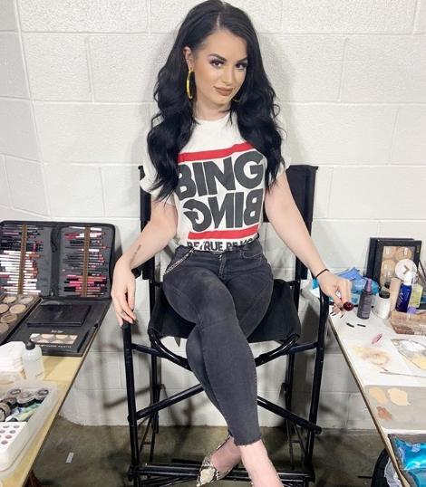 Pegulat WWE, Saraya Beves alias Paige. [@realpaigewwe / Instagram]