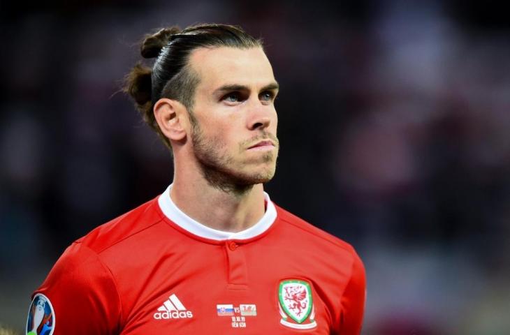 Kapten Timnas Wales, Gareth Bale. [VLADIMIR SIMICEK / AFP]