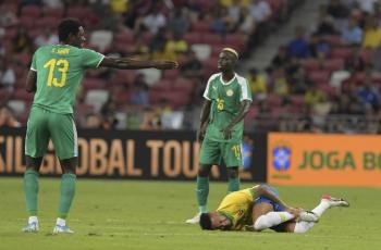 Cedera Lagi bersama Timnas Brasil, Neymar Menangis