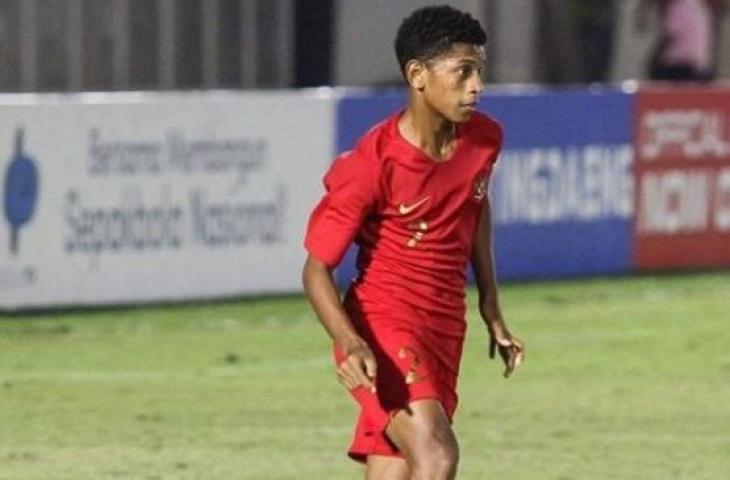 Fullback kanan Timnas Indonesia U-16, Alfin Lestaluhu. (Dok. PSSI)