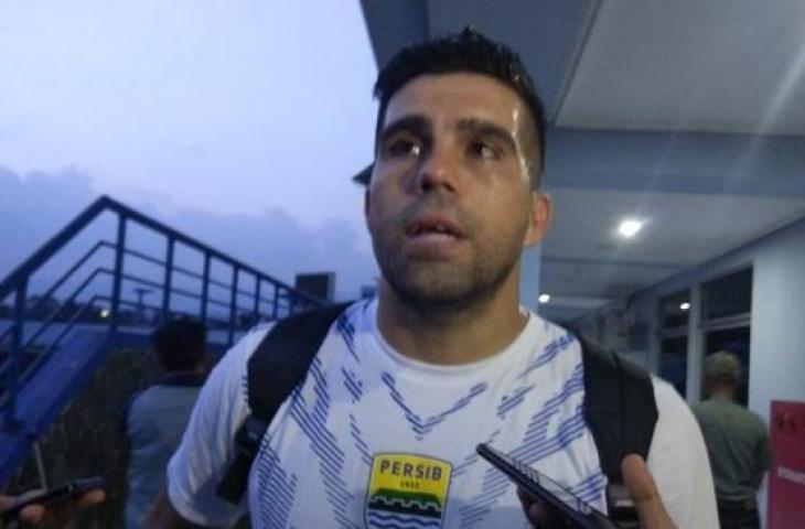 Mantan pemain Persib, Fabiano Beltrame. [Suara.com/Aminuddin]