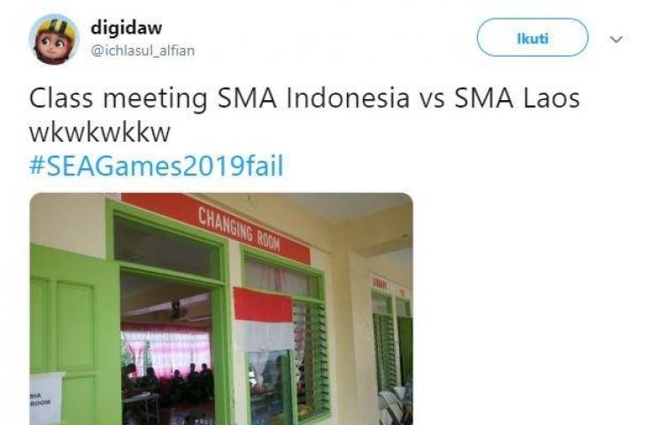 Cuitan netizen soal ruang ganti Timnas Indonesia U-22 di SEA Games 2019.