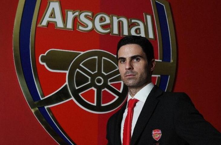 Mikel Arteta. (Twitter/@arsenal).