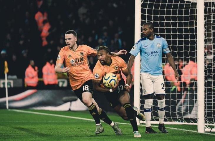 Penyerang Wolves, Adama Traore. (Twitter/@wolves).