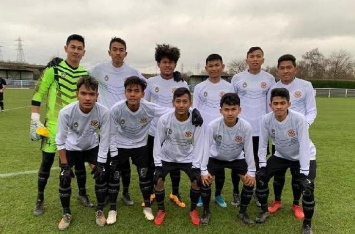 Garuda Select kalah 2-3 dari Inter Milan U-17 di Milan, Italia, Rabu (22/1/2020) waktu setempat. (Dok. Garuda Select)