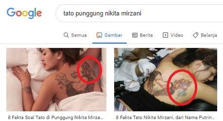 Tato Setan Merah Nikita Mirzani. (Internet).