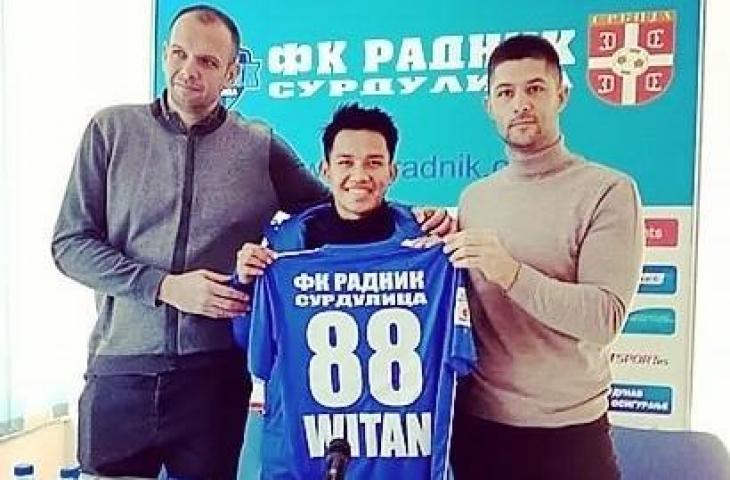 FK Radnik Surdulica resmi perkenalkan Witan Sulaeman. (Instagram/@fk.radnik.surdulica).