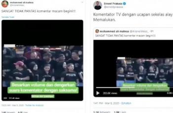 Usai 'Lecehkan' Suporter Wanita, Komentator Liga 1 Ini Unggah Video Minta Maaf