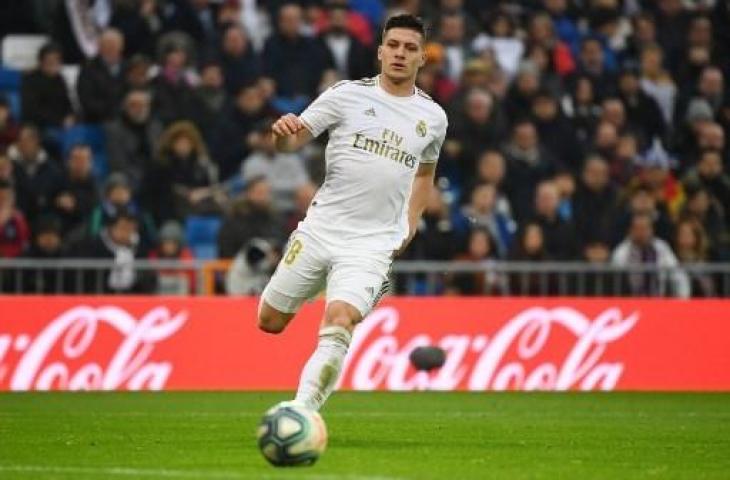 Penyerang Real Madrid, Luka Jovic. (GABRIEL BOUYS / AFP)