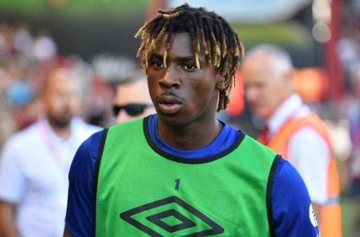 Penyerang Everton, Moise Kean. (OLLY GREENWOOD / AFP)