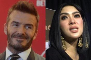 Bikin Iri Para Wanita, Syahrini Pernah Pegang Pipi David Beckham