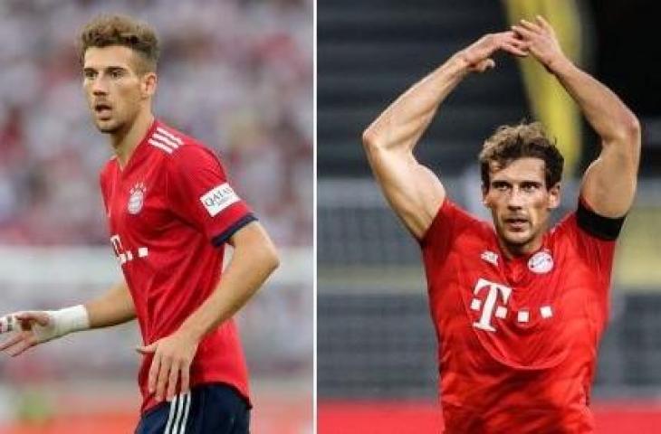 Gelandang Bayern Munich, Leon Goretzka, kini nampak lebih kekar. (Instgram/fcbayern)