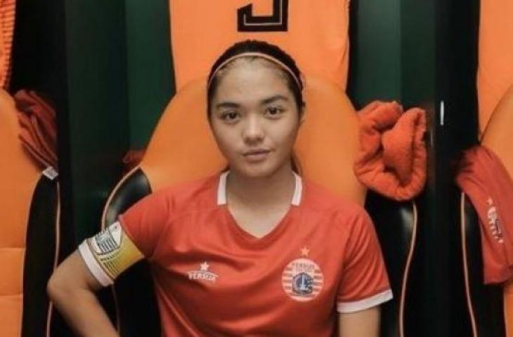 Pemain Persija Jakarta Putri, Anggita Oktaviani. (Instagram/anggitaoktavv)