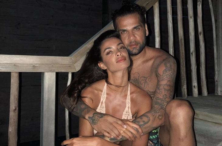 Dani Alves dan sang istri, Joana Sanz. (Instagram/@joanasanz).