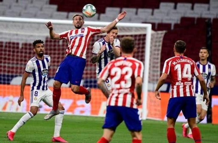 Atletico Madrid sukses mengalahkan Real Valladolid 1-0. (JAVIER SORIANO / AFP)