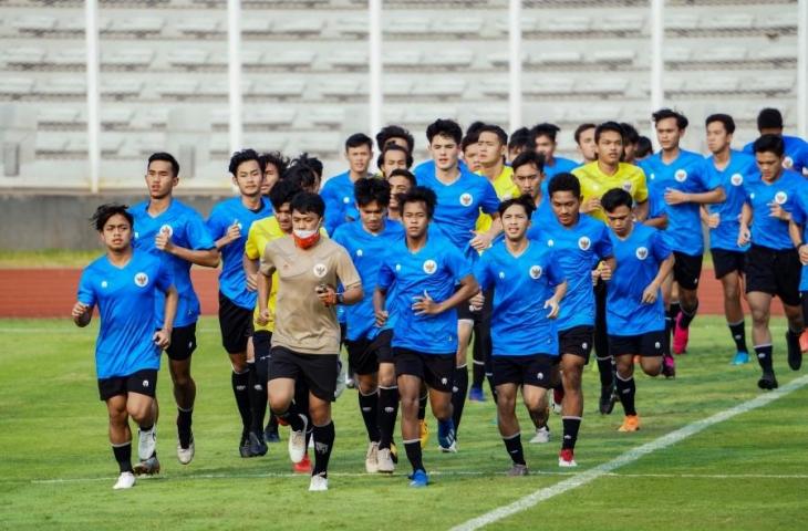 TC Timnas Indonesia U-19 saat masih di Indonesia. (Dok. PSSI)