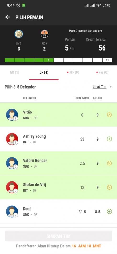 MPL Fantasy Sepak Bola