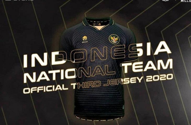 Jersey ketiga Timnas Indonesia. (Dok. Antara).