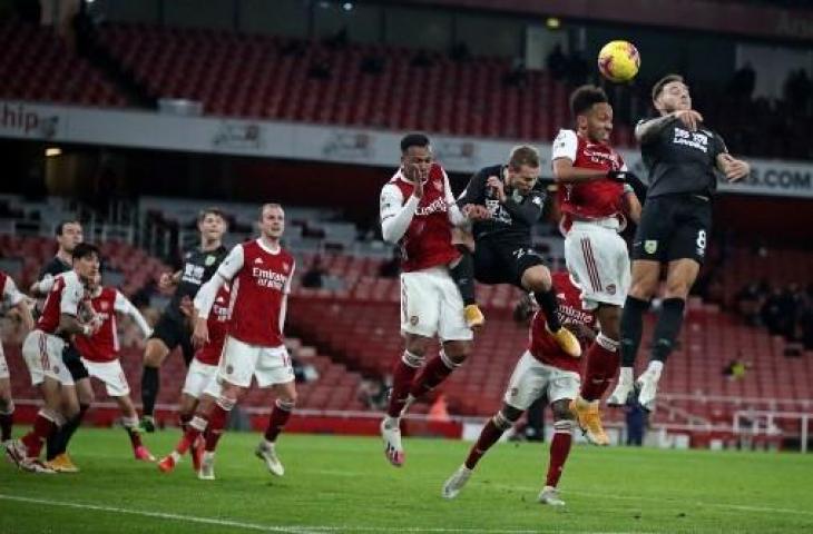 Arsenal kalah di kandang atas tamunya Burnley. (NICK POTTS / POOL / AFP)