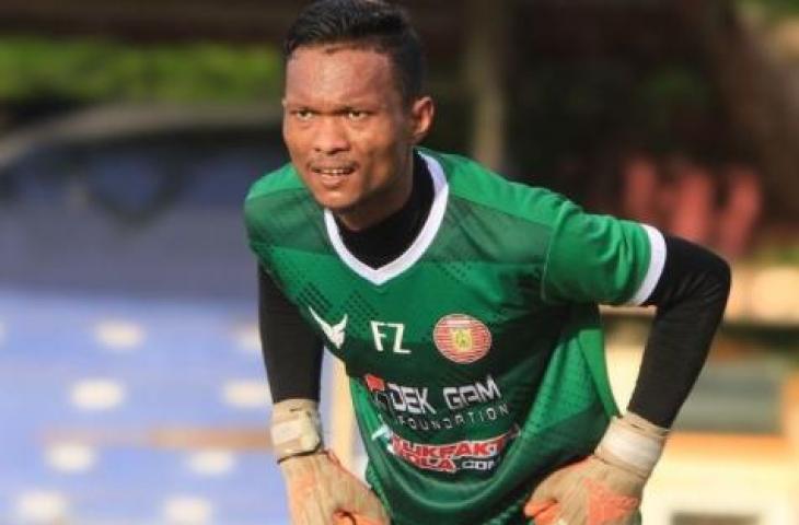 Kiper Persiraja Banda Aceh, Fakhrurrazi Quba. (Instagram/persiraja_official)