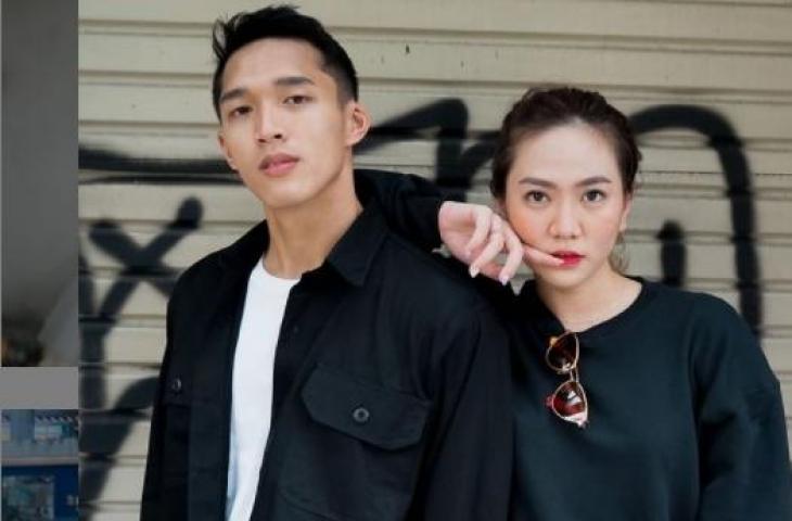 Shanju dan pebulutangkis, Jonatan Christie. (Instagram/shanju)