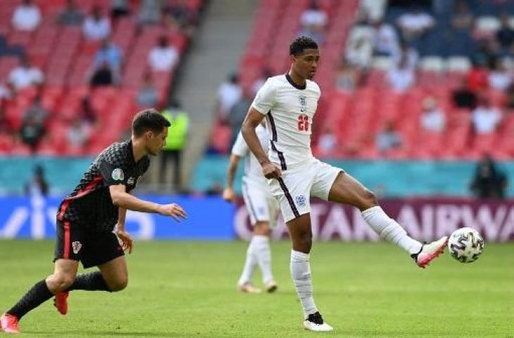 Penampilan Jude Bellingham saat Timnas Inggris melawan Kroasia di Euro 2020. (GLYN KIRK / POOL / AFP)