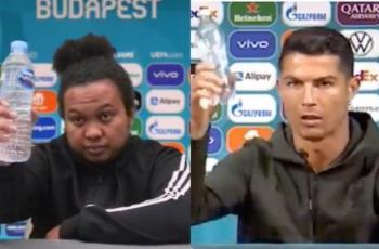 Aksi Geser Coca-Cola CR7 Dibikin Parodi Babe Cabita, Endingnya Ngeselin