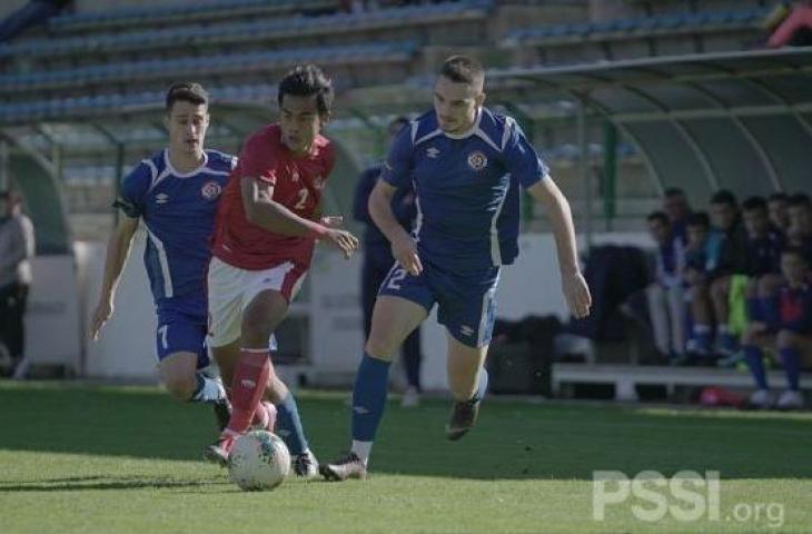 Aksi Wonderkid PSIS Semarang, Pratama Arhan bersama Timnas Indonesia U-19 (dok. PSSI)