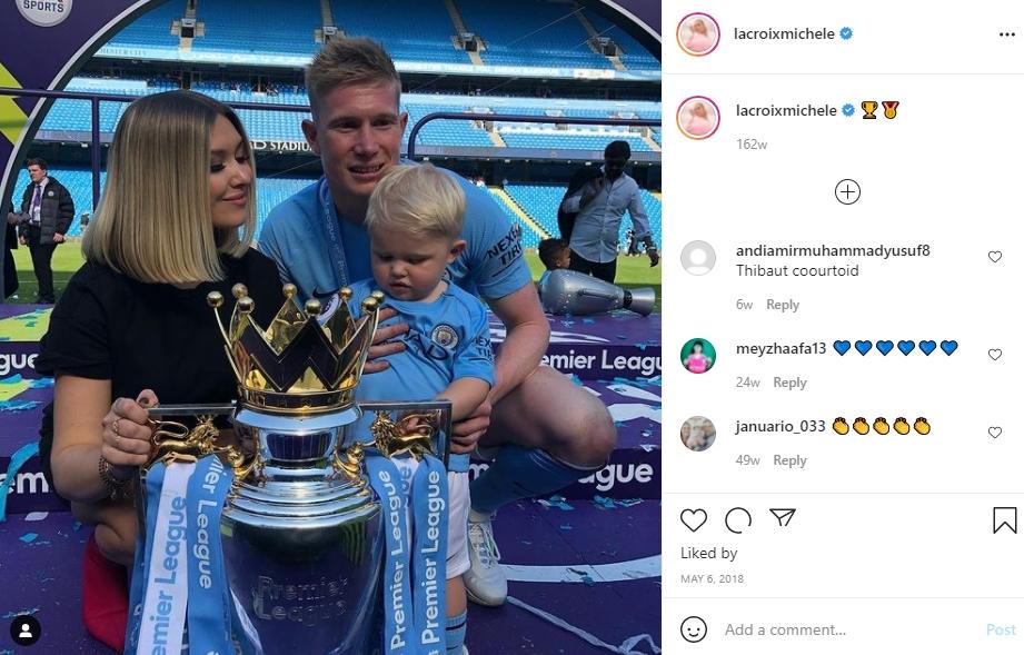 Istri Kevin De Bruyne, Michele Lacroix. (Instagram/lacroixmichele)