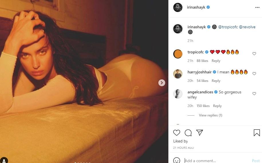 Mantan pacar Cristiano Ronaldo, Irina Shayk mampu mencuri perhatian netizen. (Instagram/irinashayk)