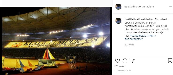 Bukit Jalil National Stadium, Malaysia. (Instagram/@bukitjalilnationalstadium)