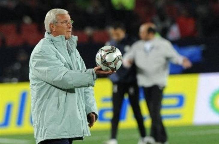 Marcelo Lippi saat menjadi pelatih Timnas Italia. (Alexander Joe/AFP)