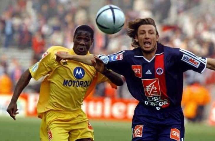 Gabriel Heinze kala berseragam PSG. (Frank Perry/AFP)