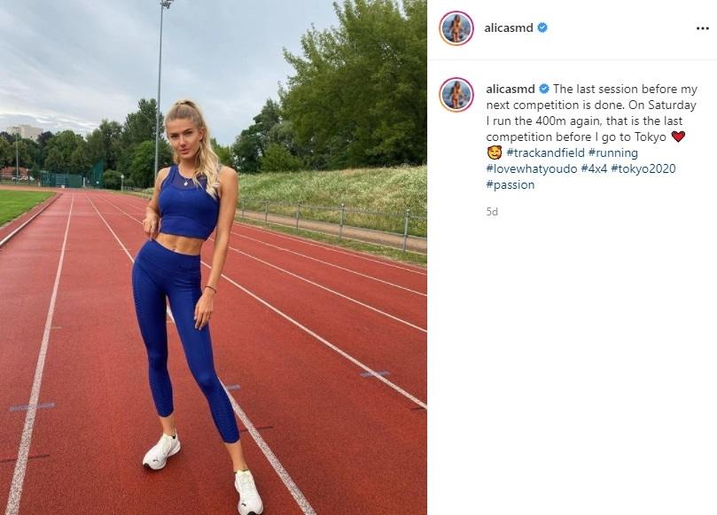 Alica Schmidt, atlet terseksi di Olimpiade Tokyo yang pernah bikin lemas Mats Hummels. (Instagram/alicasmd)