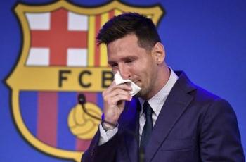 Kocak! Viral Pria Asal NTT Nangis Lihat Messi Hengkang dari Barcelona