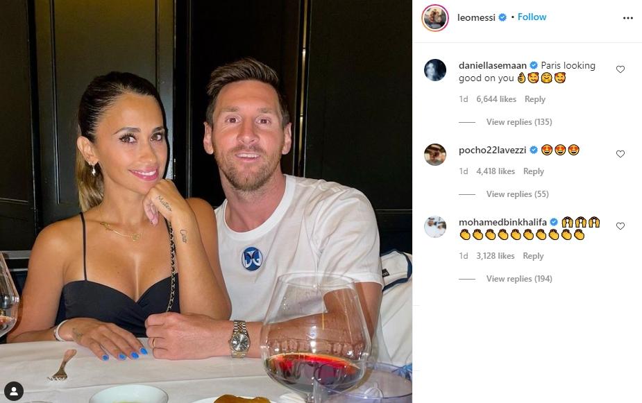 Antonela Roccuzzo dan Lionel Messi berkencan. (Instagram/leomessi)