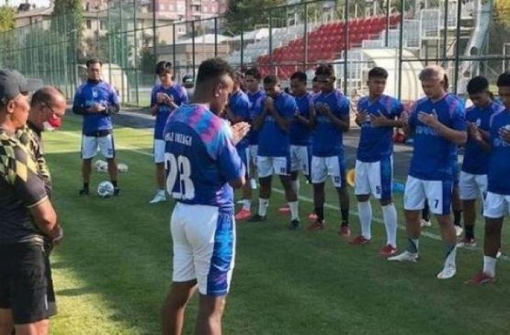 Skuat Rans Cilegon FC gelar latihan setibanya di Turki. (Instagram/rans.cilegonfc.official)