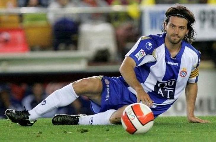 Daniel Jarque saat berseragam Espanyol. (Josep Lago/AFP)