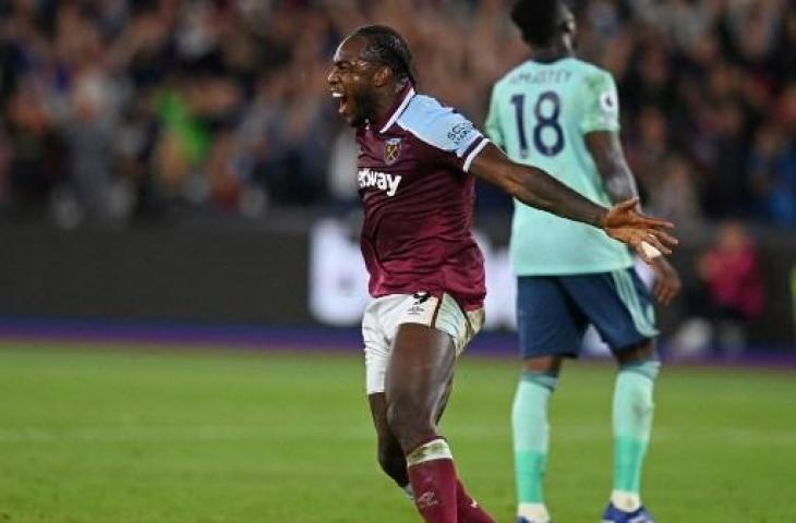 Striker West Ham, Michail Antonio. (GLYN KIRK / AFP)