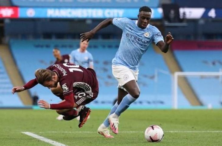 Bek Manchester City, Benjamin Mendy. (CATHERINE IVILL / POOL / AFP)