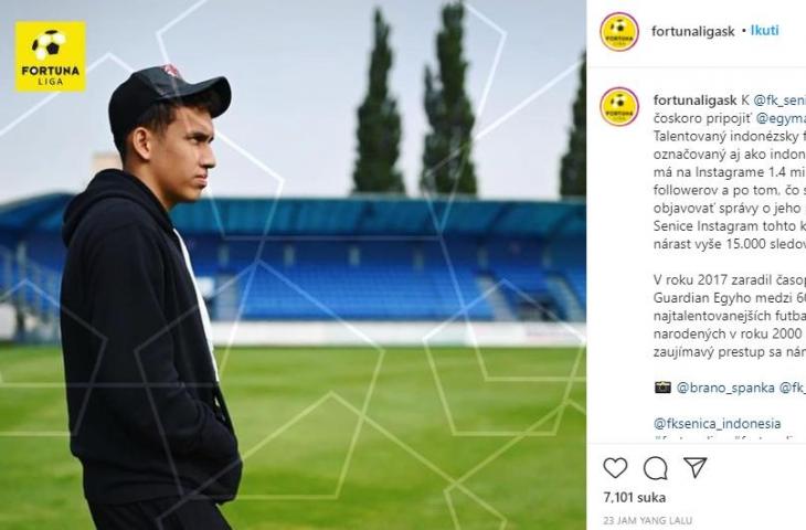 Egy Maulana Fikri. (Instagram/@fortunaliga)