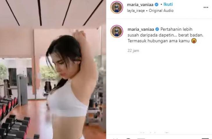 Maria Vania. (Instagram/@maria_vaniaa)