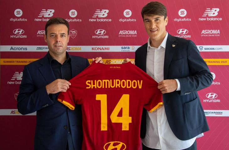 Eldor Shomurodov. (Dok. AS Roma)