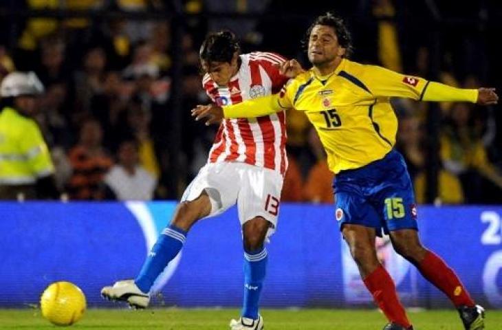 Gerardo Bedoya memperkuat Timnas Kolombia di Piala Dunia 2010. (MAURICIO DUENAS / AFP)