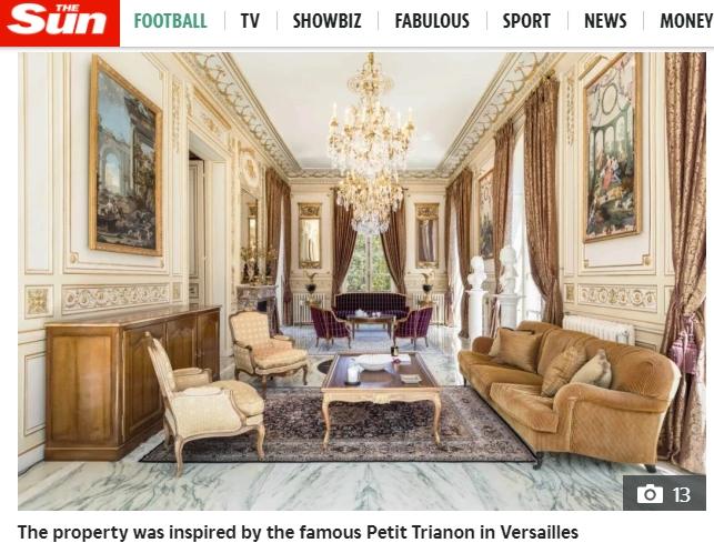 Rumah yang diminati keluarga Messi. (The Sun)