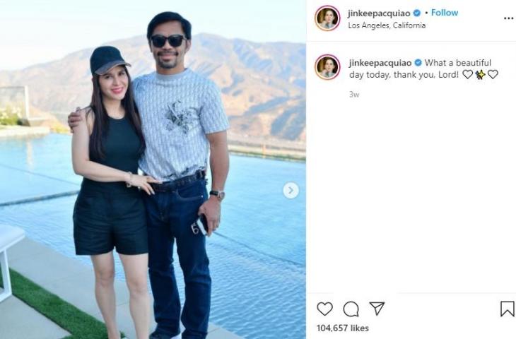 Jinkee Pacquiao. (Instagram/@jinkeepacquiao)