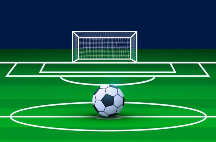 Ukuran panjang dan lebar lapangan sepak bola. (mxkd.sbs/Rochmat)