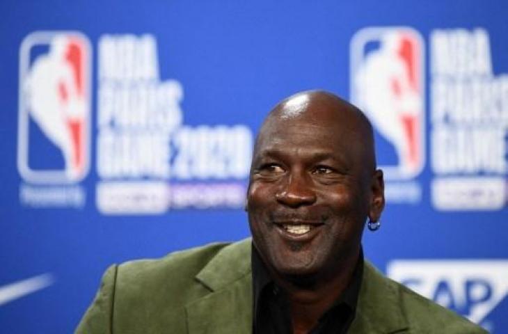 Legenda NBA, Michael Jordan. (FRANCK FIFE / AFP)